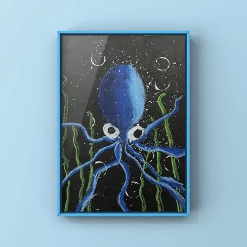 创意油画棒——《章鱼》