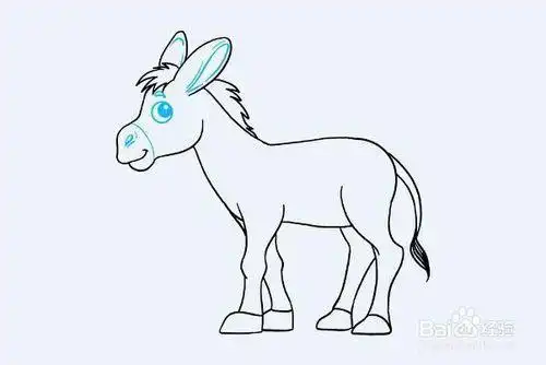 笔画-e学堂小毛驴怎么画简单可爱毛驴简笔画图片毛驴简笔画儿歌与知识