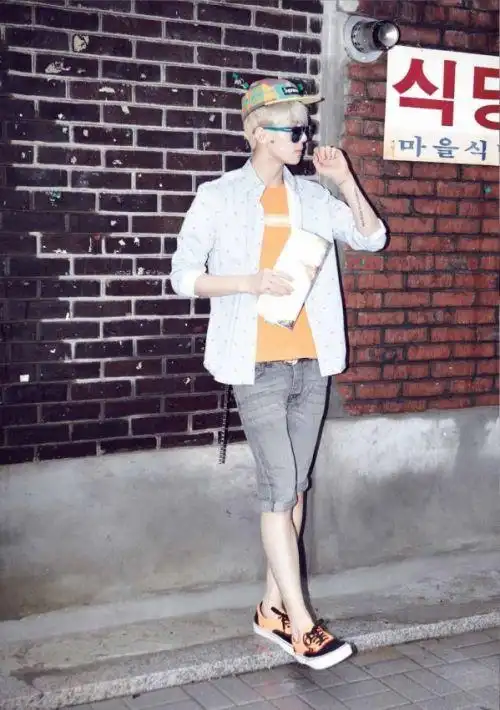 exo鹿晗踮脚拍照,吴亦凡长腿 揭秘韩国偶像组合成员真实身高【23】