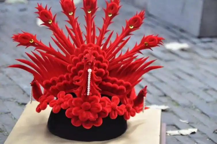 南京古老的绒花工艺