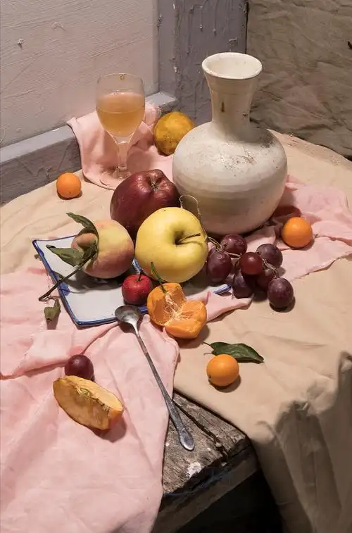 色彩静物写生照片