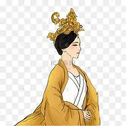 复古水墨古风女王王后