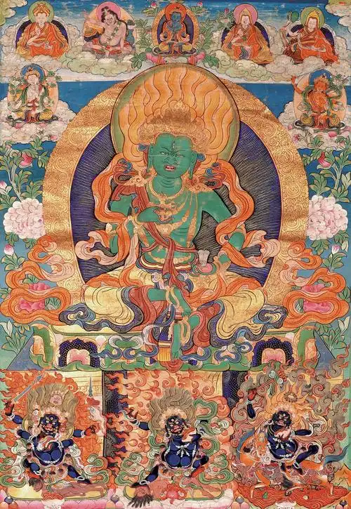 摧破金刚唐卡_摧破金刚唐卡估价_摧破金刚唐卡高清大图_易拍全球北京