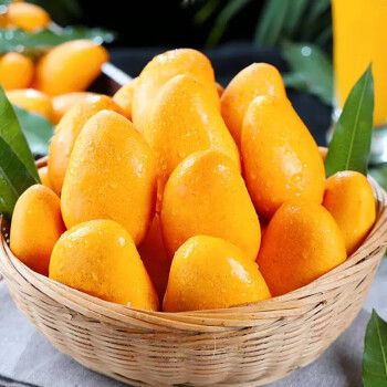 奢旺海南小台芒果新鲜小台芒应当季水果整箱现摘热带芒果5斤果型迷你