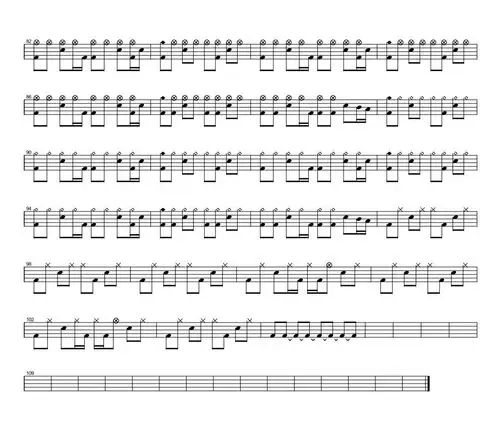 平凡之路(架子鼓谱)-朴树