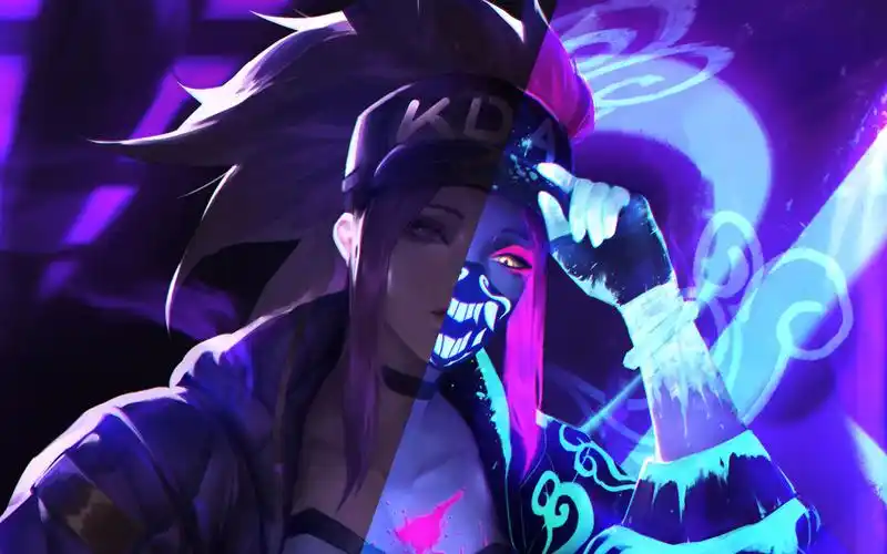 板绘这是个节奏感很强的视频kda阿卡丽