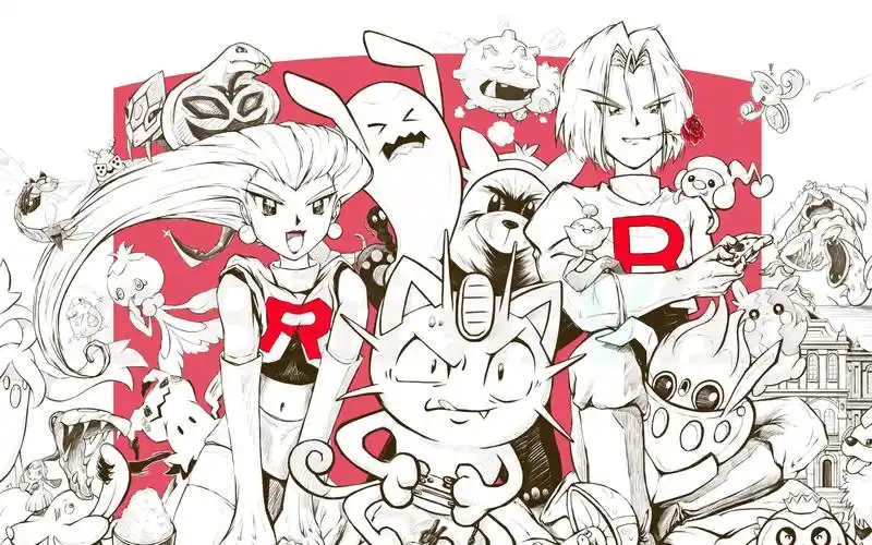 【火箭队】宝可梦最 · 全家福-致可爱而迷人的反派(主角)