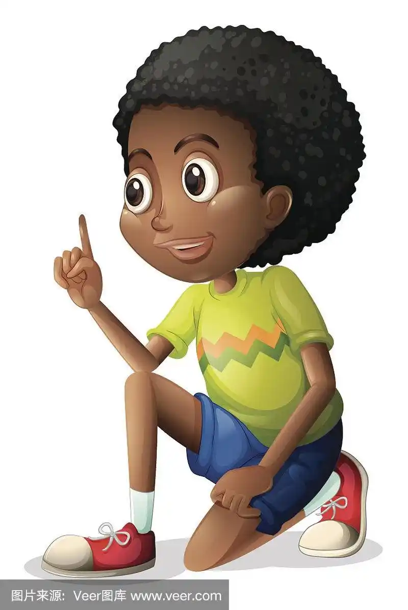 可爱的黑人孩子