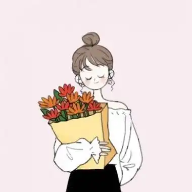 文艺风动漫女生头像