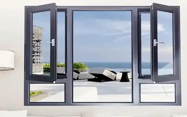在市场上会看到很多种不同颜色的门窗,那就是断桥铝门窗,断桥铝门窗