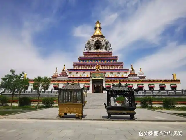 内蒙古准格尔召时轮金刚佛塔,准格尔召又一地标性建筑