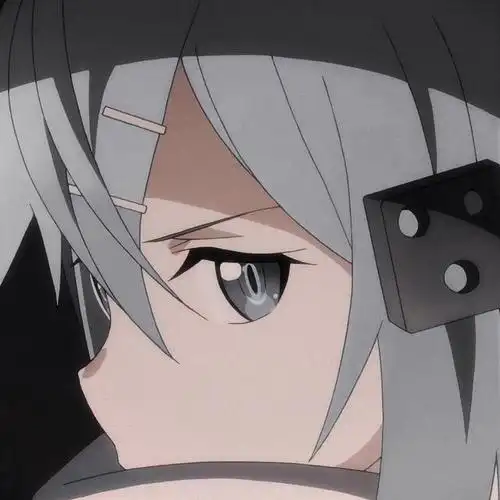 《刀剑神域》朝田诗乃(诗乃乃),傲娇的冰之狙击手,动漫头像