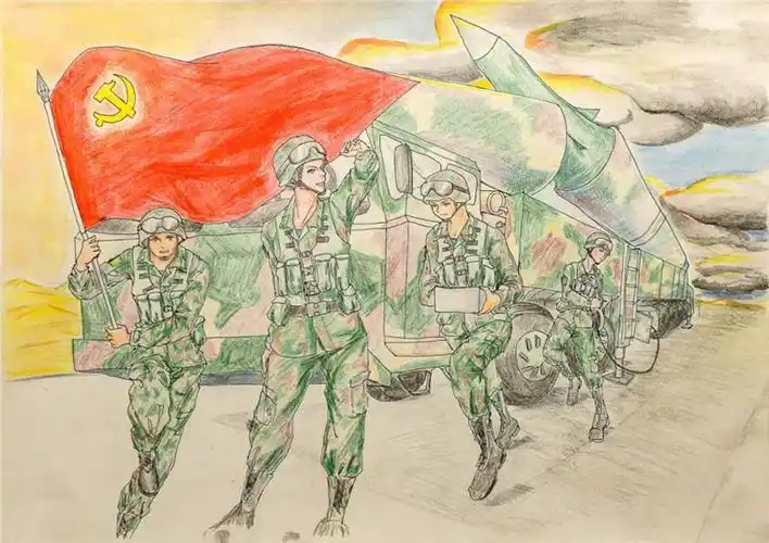 火箭军永远忠于党 | 基层官兵书法美术摄影网上作品展开始啦!