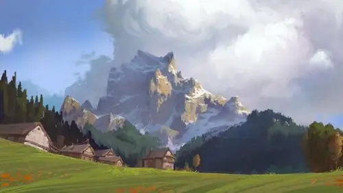 写生风景.|插画|游戏原画|绘画的苏航 - 原创作品 - 站酷 (zcool)