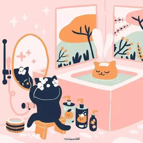 这种日式卡通风格,真的百看不腻啊!_插画