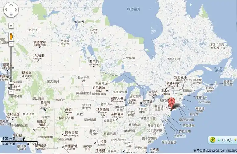 马哈顿在美国的哪个位置