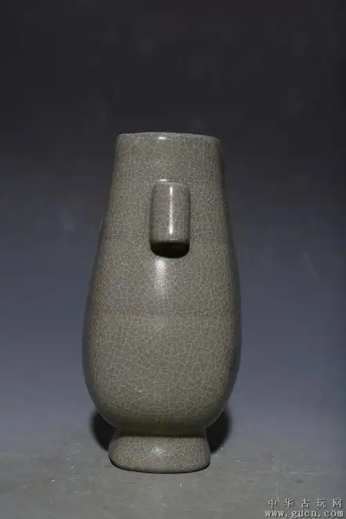 南宋溪口官窑贯耳瓶 - 中华古玩网 - 古董收藏,古玩收藏,古玩鉴定