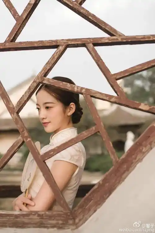 搭配旗袍的发型?