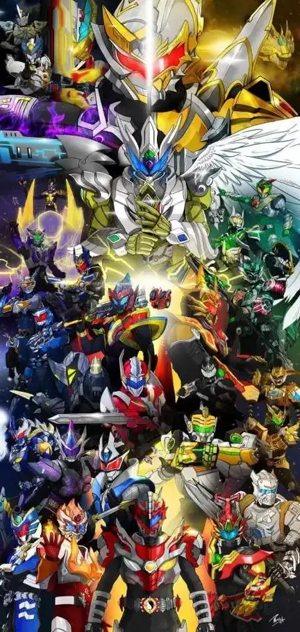 铠甲勇士 大合集#帅就完事了 #超燃 #童年回忆 #绘画风 - 抖音