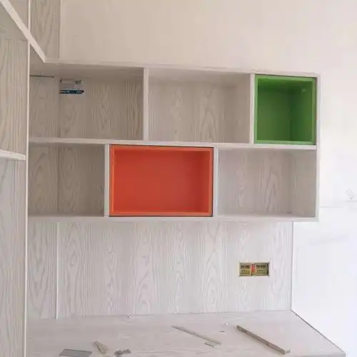 玩具收纳柜套色格子书架隔断套格置物架自由组合简约现代格子口子柜