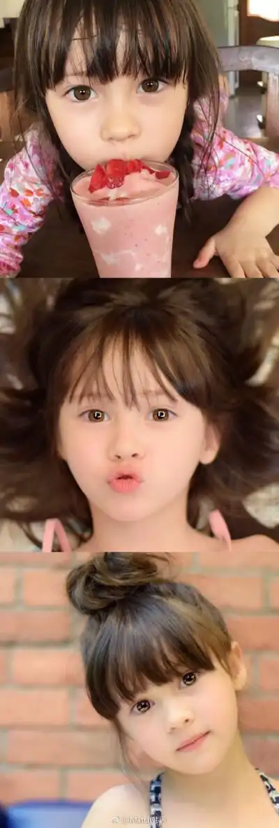 泰国混血小童星diora