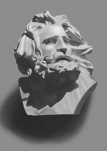 石膏像—人体素描板绘石膏训练