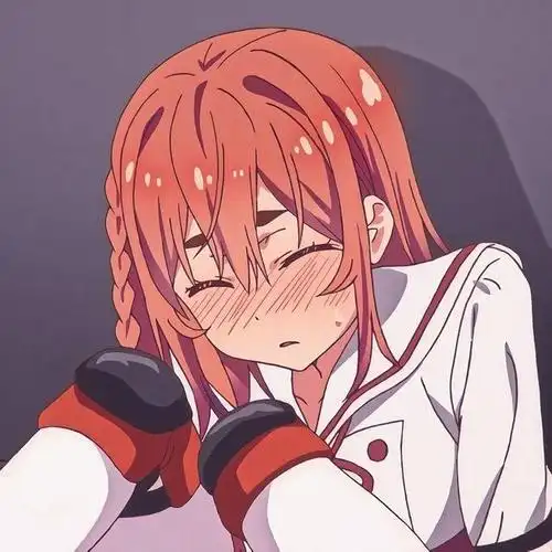 《租借女友》樱泽墨,动漫头像自剪分享,粗眉毛的脸红女孩超可爱