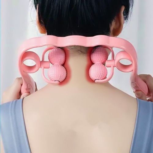 手动颈椎按摩器脖子颈部劲夹多功能肩颈背部腰部mini按摩器