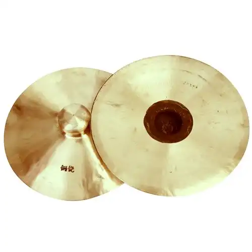 钧庆锣鼓 亮铙 30厘米铜铙 33cm铙钹 青铜大铙民乐专用 法器 包邮