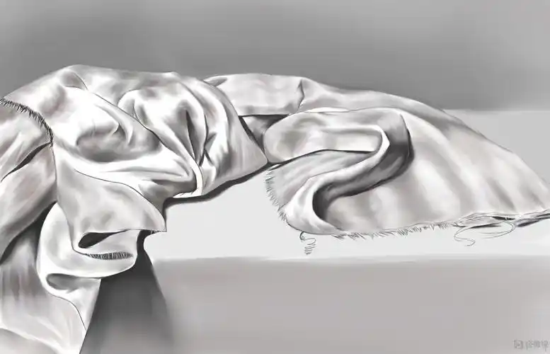 作业:素描初学者怎么学素描之布纹画法训练 - 下雨 - 轻微课