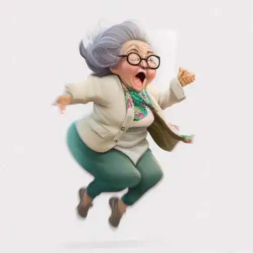 开心老太婆的(开心到飞起的老太太)(6)