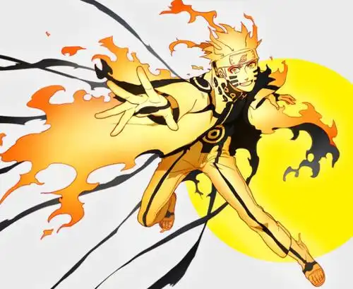 战斗模式九:六道模式这是鸣人在得到六道阳之力后诞生的模式.