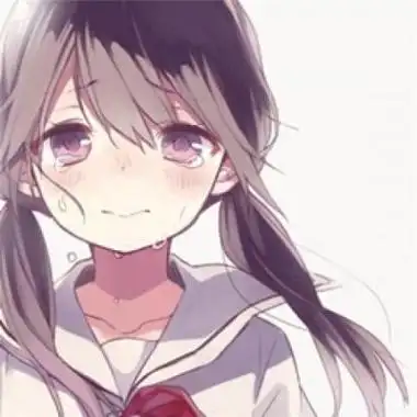 哭泣的头像二次元女生伤感女生流泪图片