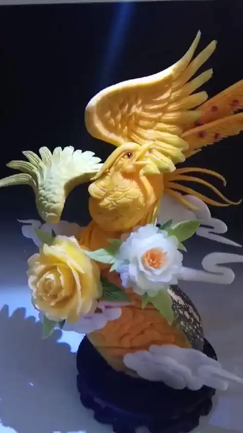 锦上添花,食品雕刻.