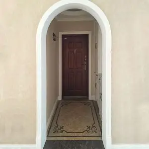 简欧弧形门套拱形垭口套半圆形客厅装饰门框线条实木复合异型定制