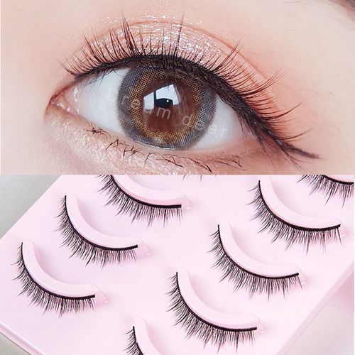 梦思颖a-3小眼睛内双硬梗撑双眼皮假睫毛女素颜裸妆自然仿真短款