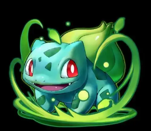 妙蛙种子和皮卡丘的简笔画