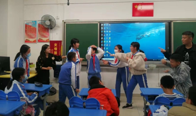 福田街道反校园欺凌普法剧场首播