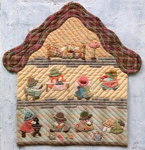 手工布艺:日本拼布大师作品——可爱的苏姑娘