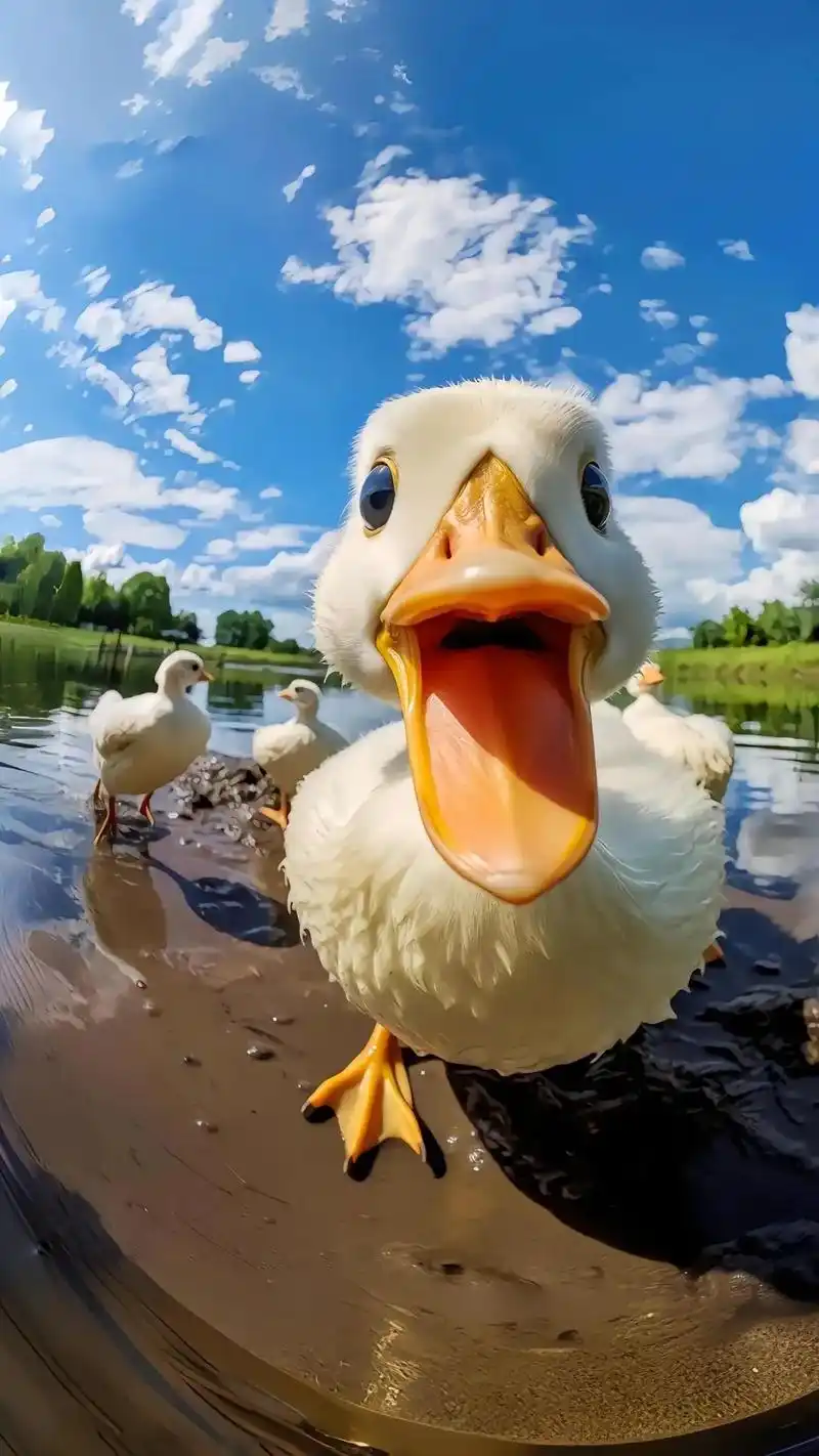 熊二表情包 #小鸭子魔性的小鸭子 - 抖音