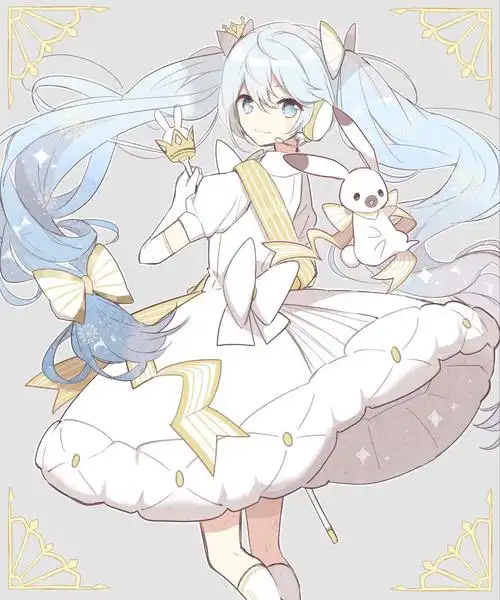 2019雪miku候选6号 雪未来 雪初音 雪ミク