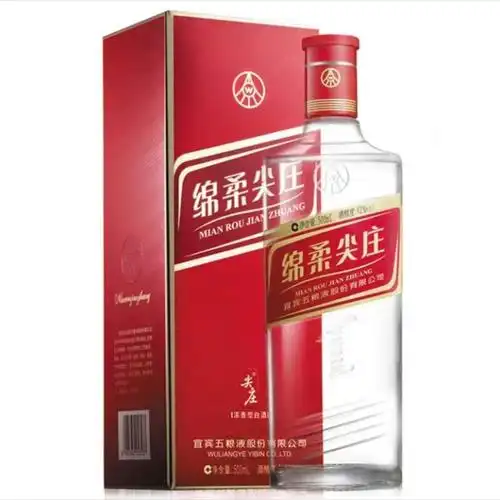 五粮绵柔尖庄红标42度500毫升*6瓶高度白酒纯粮食酒整箱礼品酒