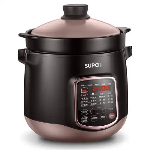 苏泊尔supor6l电炖锅大容量电炖盅煲汤锅炖汤锅煮粥锅700瓦电脑型陶瓷