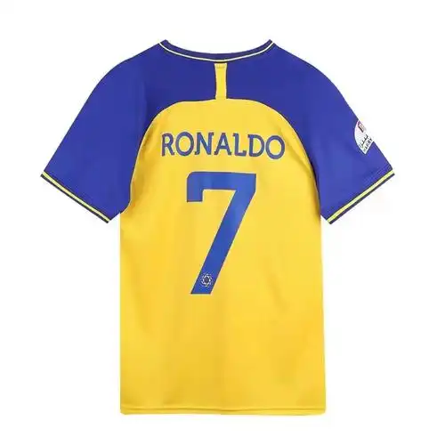 沙特联赛利雅得胜利主场球迷:场球迷版球衣7号c罗短袖足球服】图文