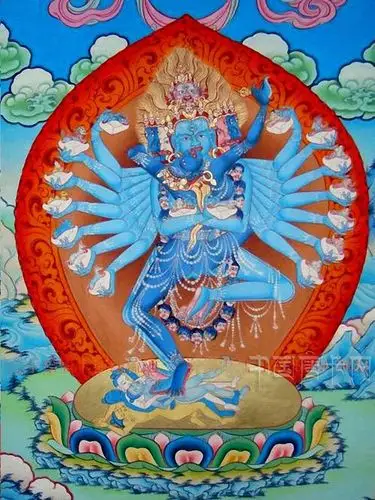 喜金刚唐卡