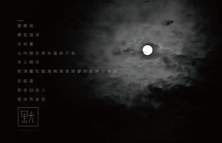 沉默中的黑白 【默】系列广告 文案加上字体排版设计