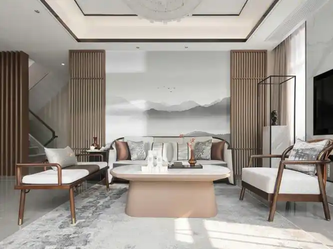 轻奢与新中式的碰撞