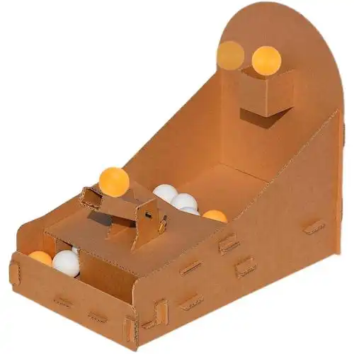 益智小玩玩具儿童diy手工手工制制作纸板投篮其他手工制作