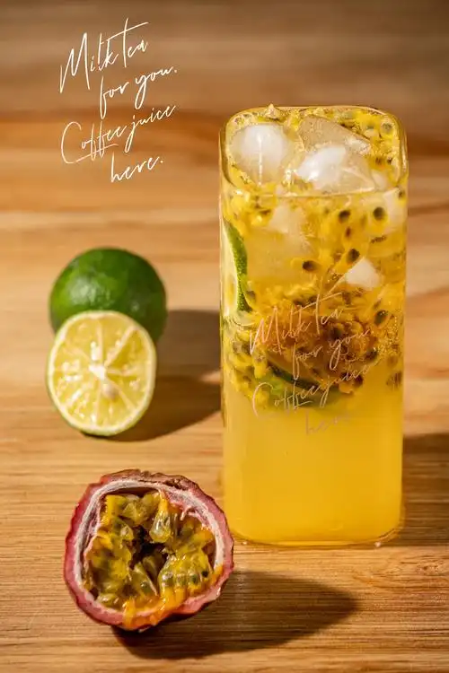 柠檬百香果汁_商业_poco摄影