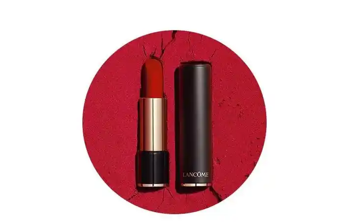 法国lancome兰蔻菁纯口红505朱砂红